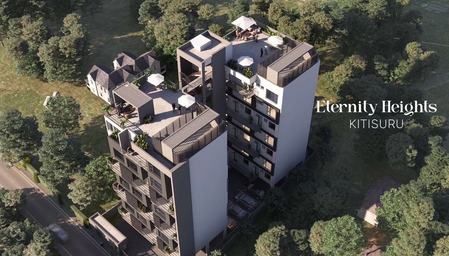 Aerial view of Eternity Heights